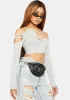 Heather Admired Secretly Cut Out Crop Top sold by Dolls Kill
