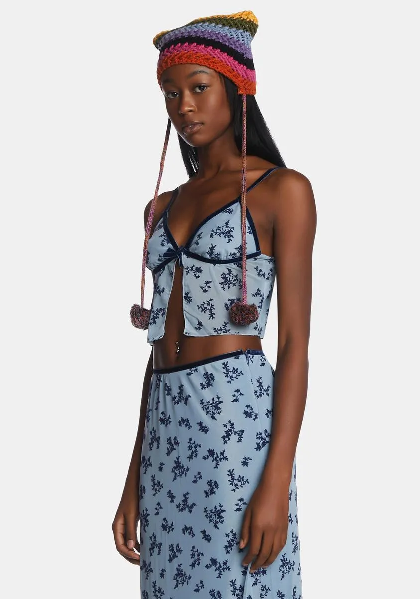 Rumako Open Front Crop Top sold by Dolls Kill product image thumbnail 4