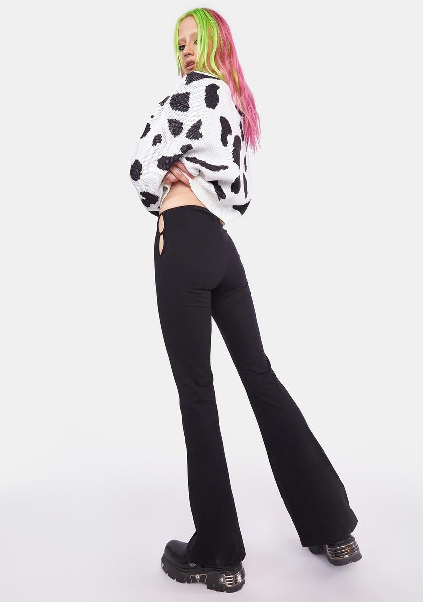 Suwan Flare Trousers sold by Dolls Kill product image thumbnail 4