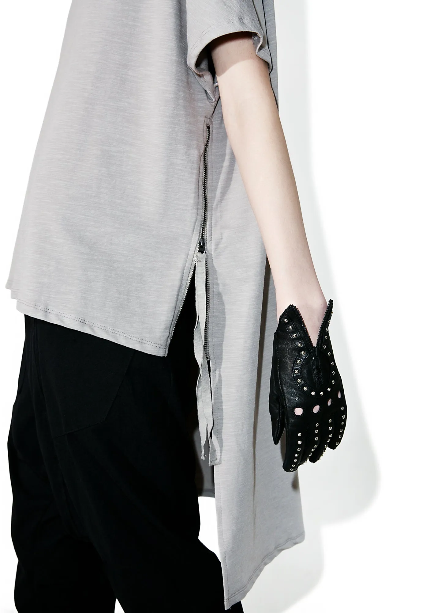 Lick Shots Side Zipper Top sold by Dolls Kill product image thumbnail 2