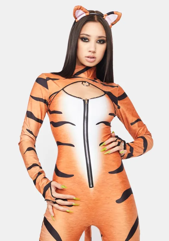 Tiger Honey Costume Set sold by Dolls Kill