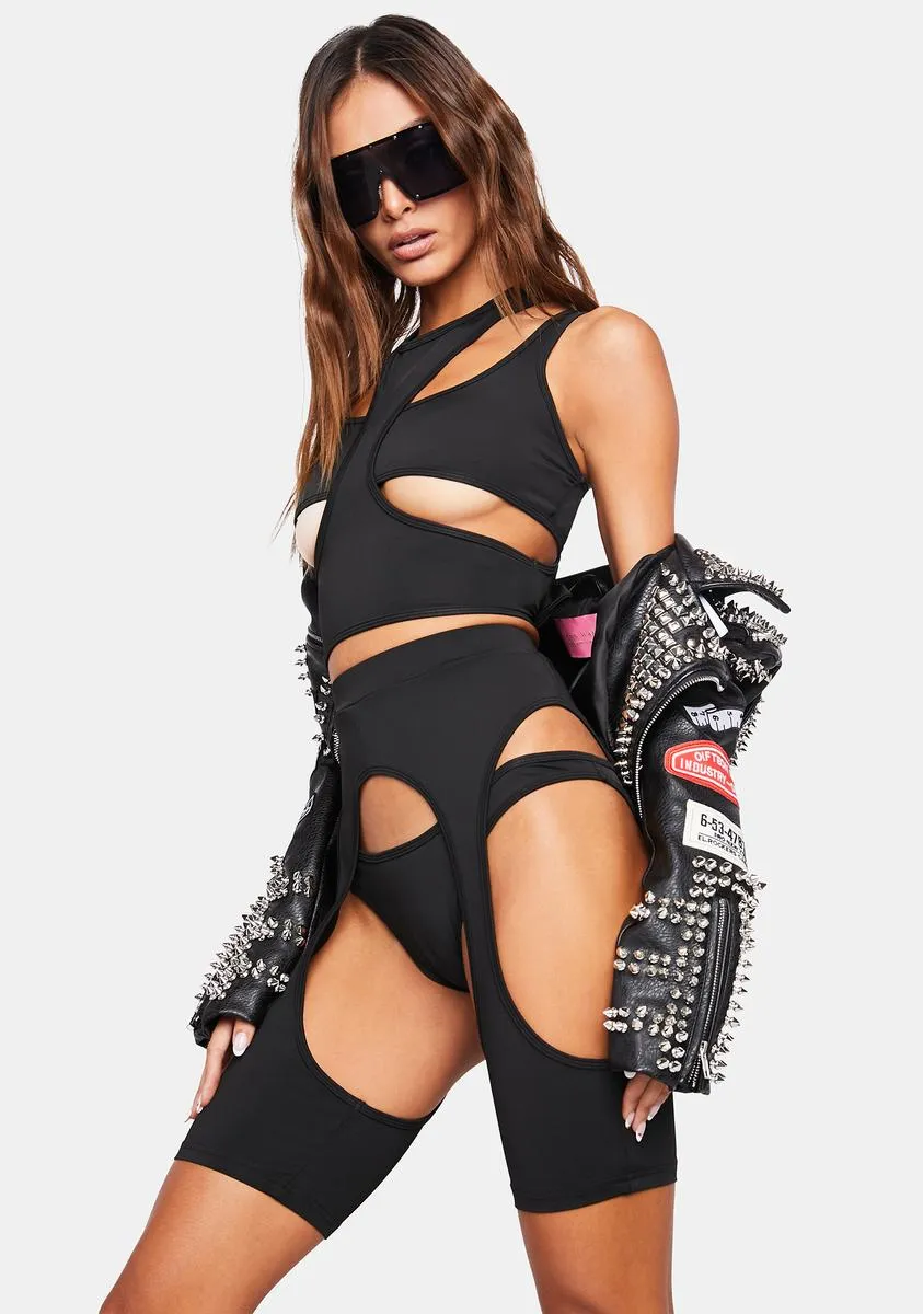 Experimenting Cut Out Shorts Set sold by Dolls Kill product image thumbnail 2