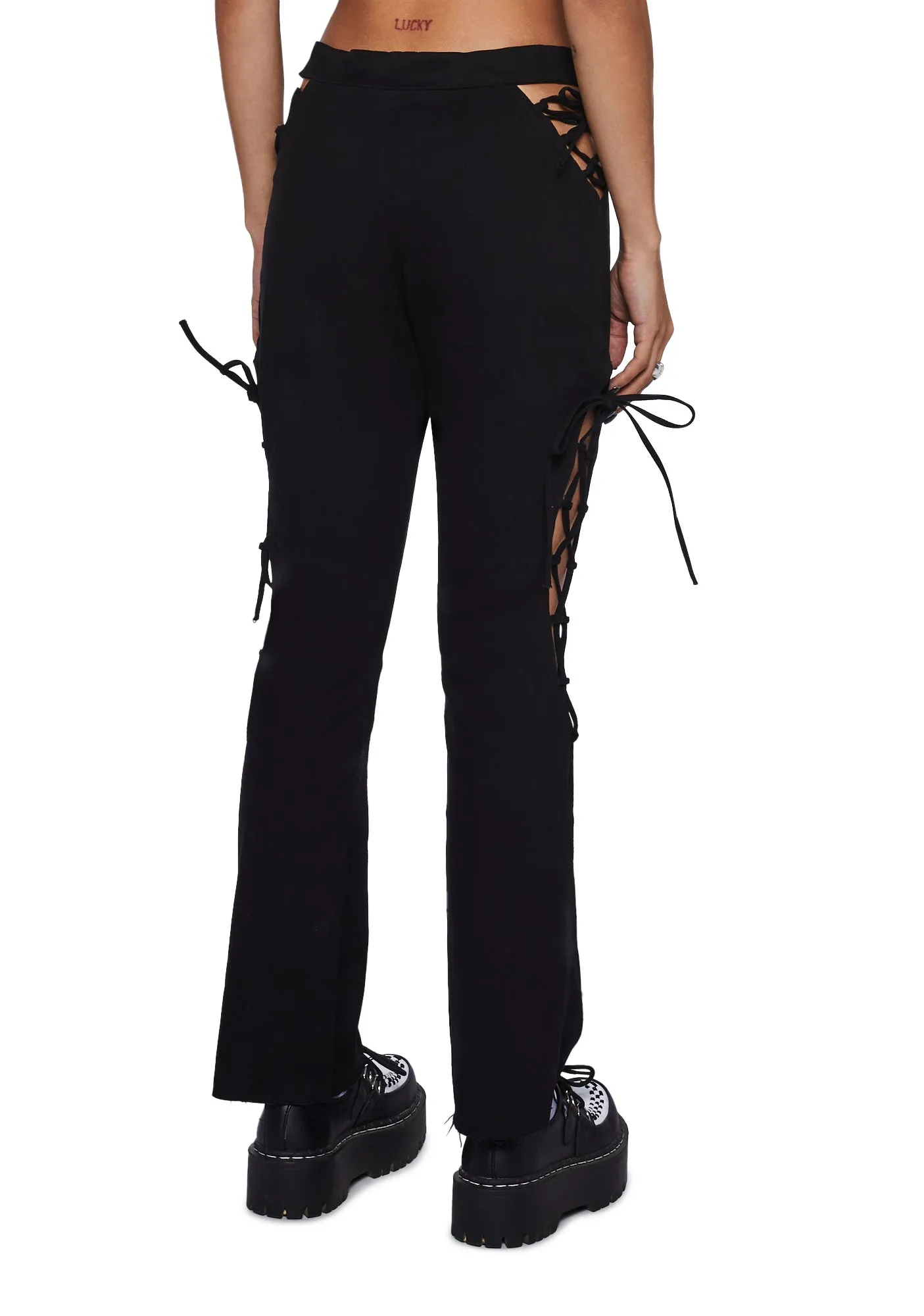 Lauren Lace-Up Pants sold by Dolls Kill product image thumbnail 4