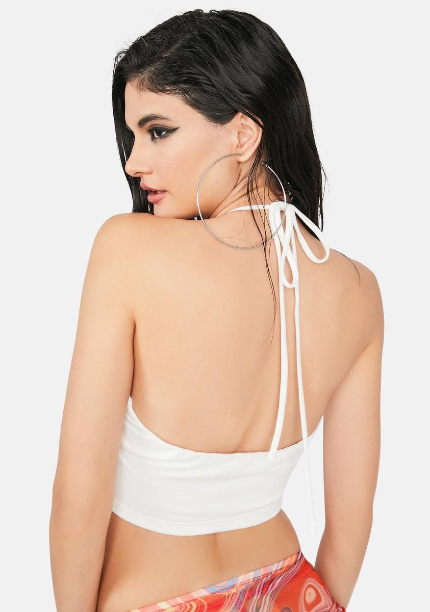 Ice Forever Sassy Crop Halter Top sold by Dolls Kill product image thumbnail 4