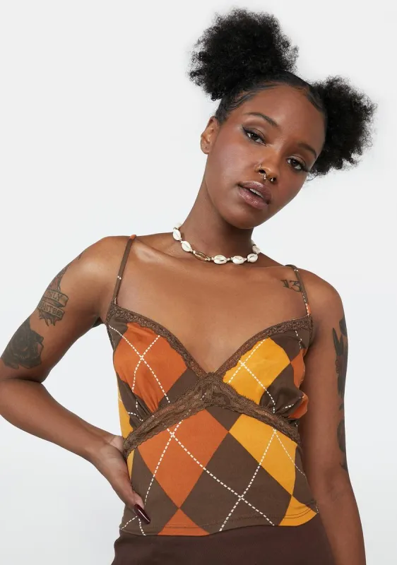 Mustard Your Best Choice Crop Tank sold by Dolls Kill