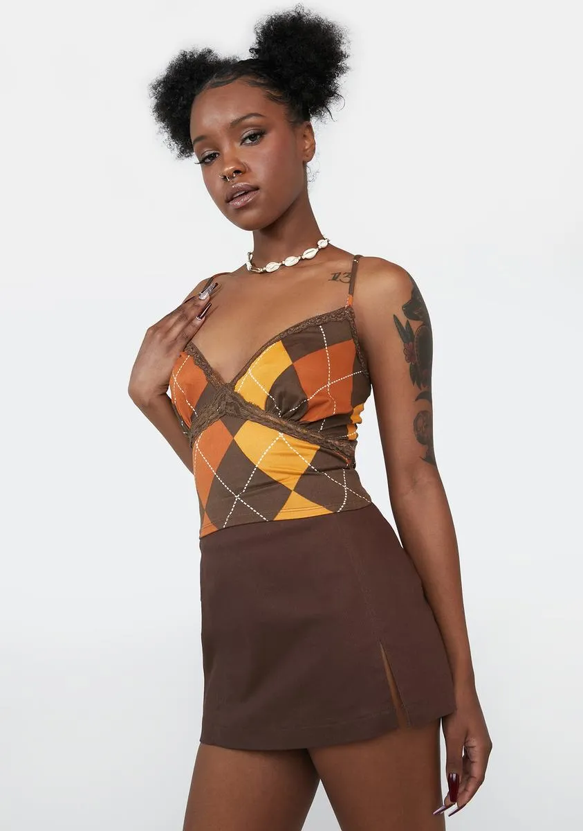 Mustard Your Best Choice Crop Tank sold by Dolls Kill product image thumbnail 2