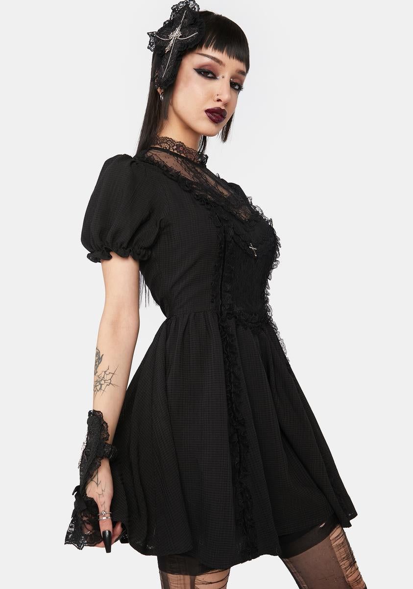 Puff Sleeve Mini Dress sold by Dolls Kill product image thumbnail 2