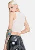 Take A Risk Cut Out Mesh Tank sold by Dolls Kill