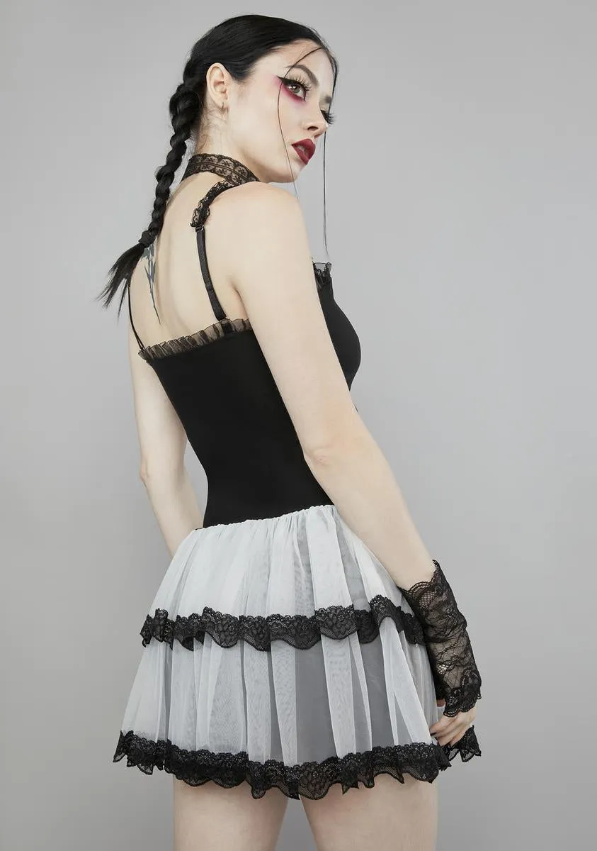 Ivory Bring Me To Life Corset Dress sold by Dolls Kill product image thumbnail 4