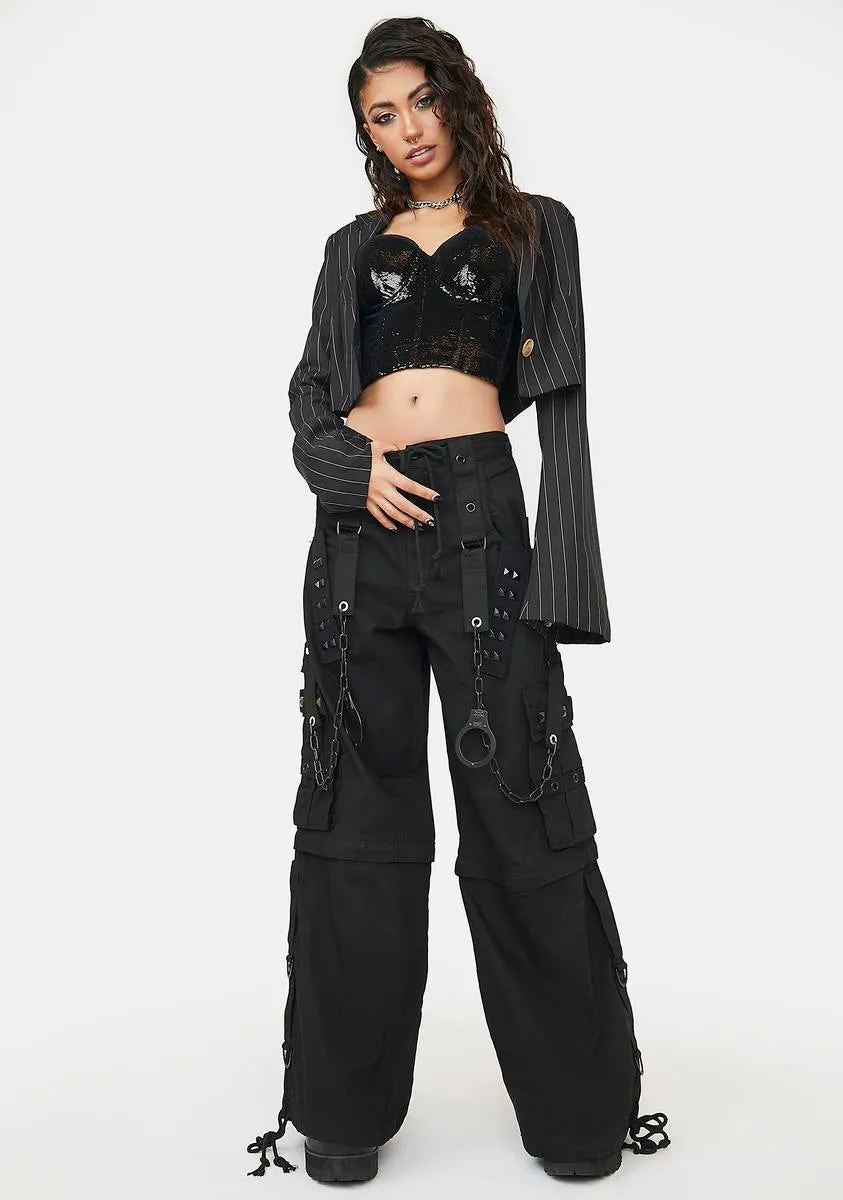 Over The Borderline Sequin Bustier Top sold by Dolls Kill product image thumbnail 3