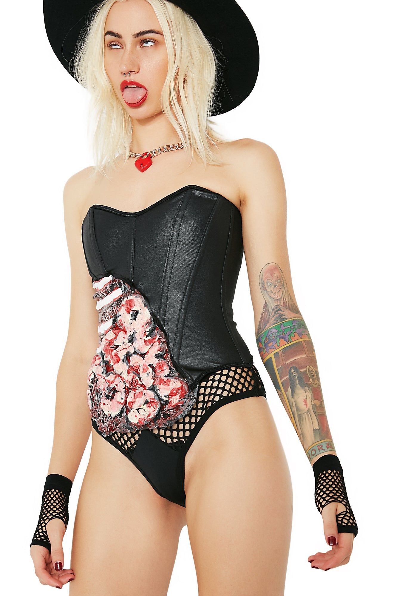 Guts N' Gory Bustier sold by Dolls Kill product image thumbnail 3