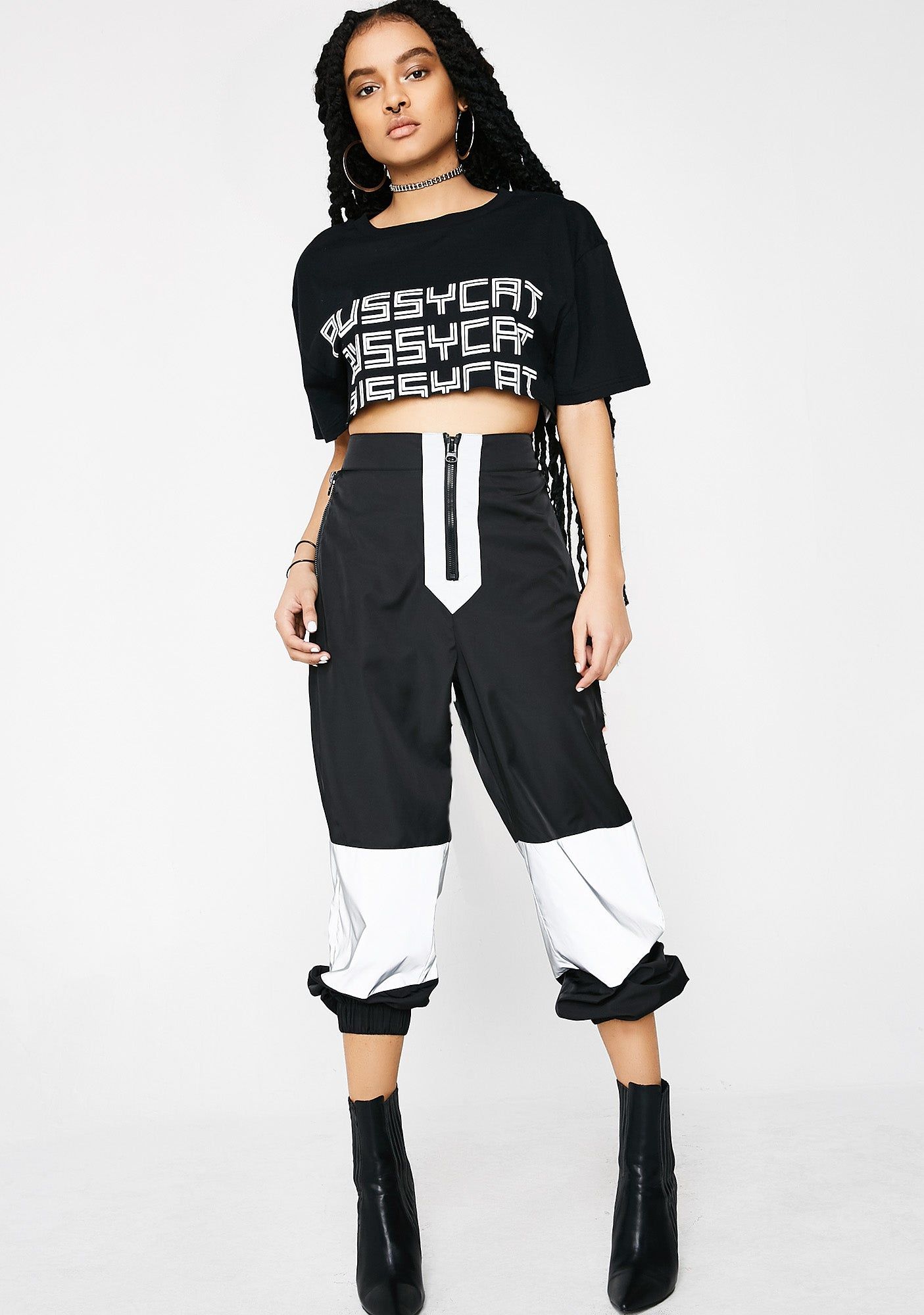 Easy Tiger Cropped Tee sold by Dolls Kill product image thumbnail 3