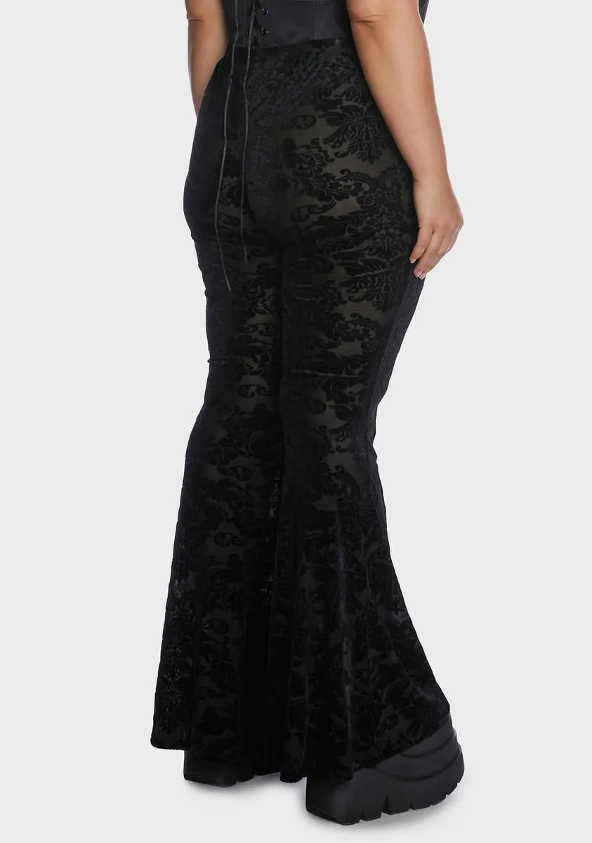 Plus Pretty Obsessed Bell Bottom Pants sold by Dolls Kill product image thumbnail 4