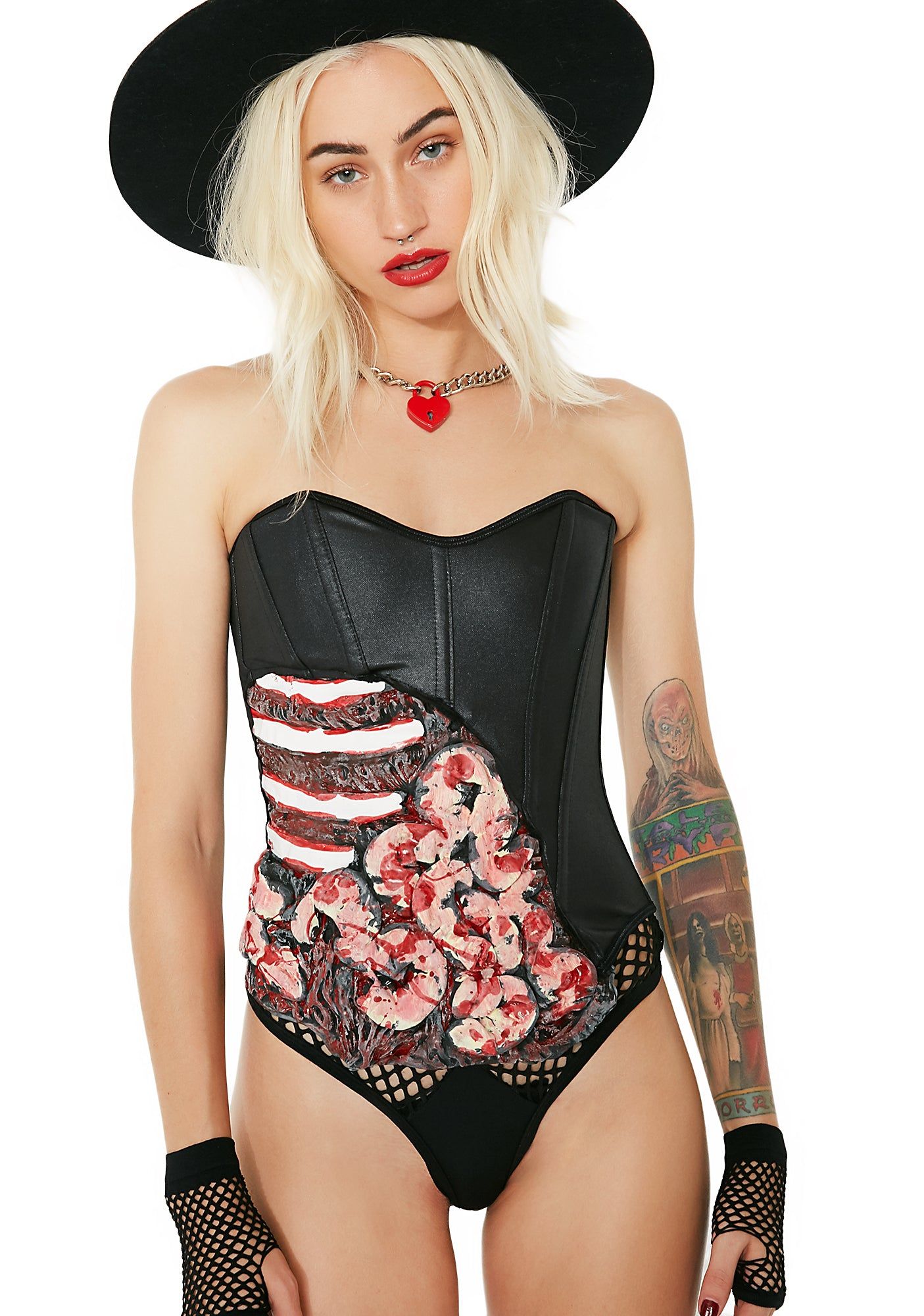 Guts N' Gory Bustier sold by Dolls Kill