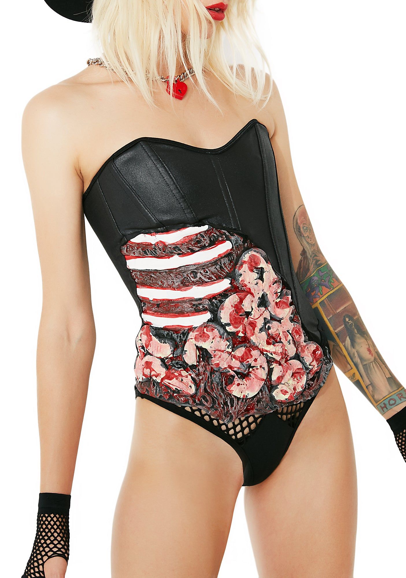 Guts N' Gory Bustier sold by Dolls Kill product image thumbnail 2
