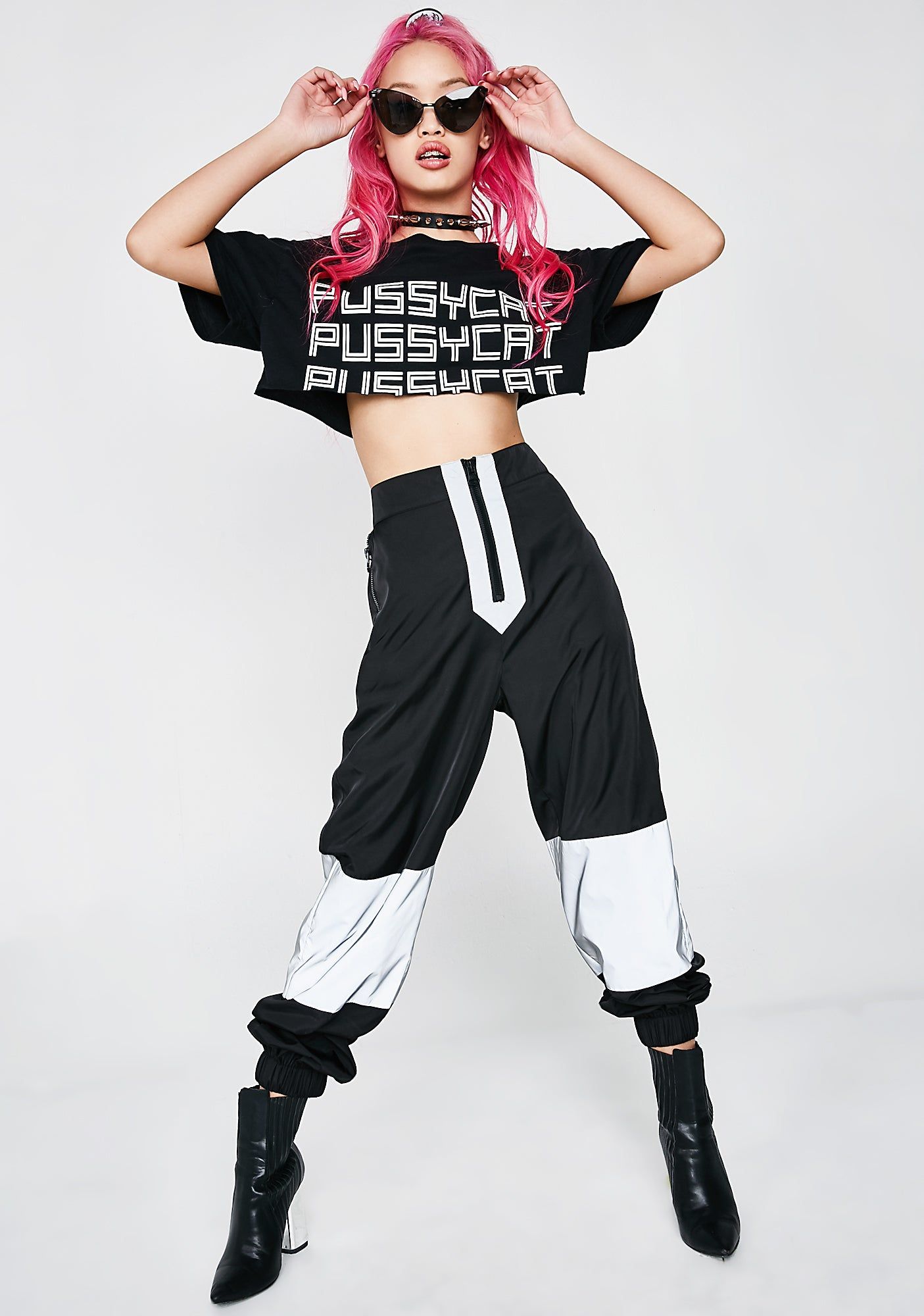 Easy Tiger Cropped Tee sold by Dolls Kill product image thumbnail 2