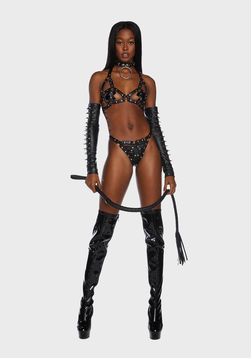 Explicit Chaos Lingerie Set sold by Dolls Kill product image thumbnail 3