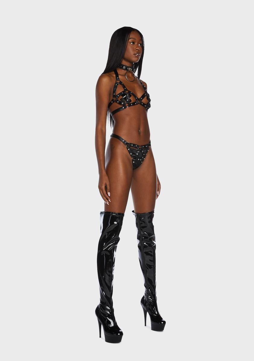 Explicit Chaos Lingerie Set sold by Dolls Kill product image thumbnail 2