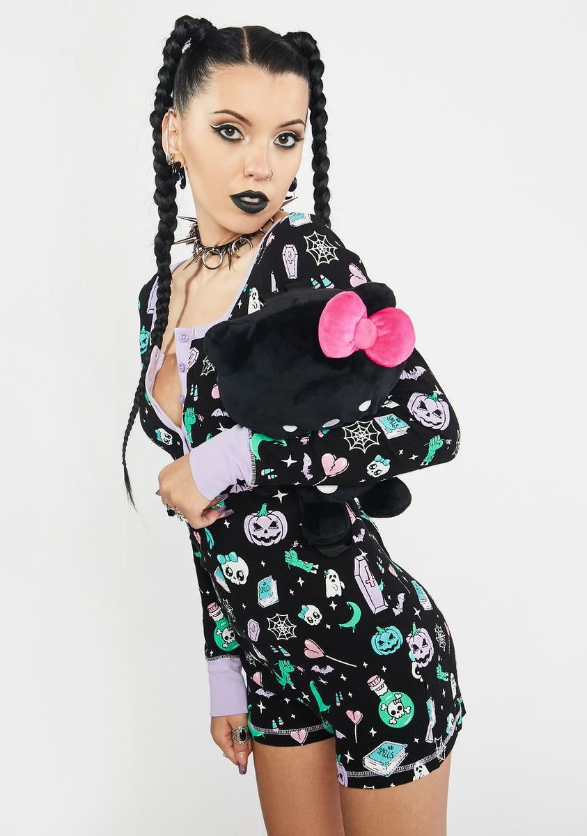 Potions And Poisons Thermal Romper sold by Dolls Kill product image thumbnail 2