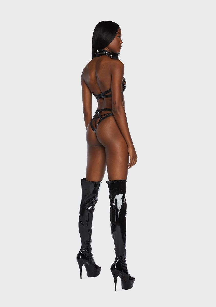 Explicit Chaos Lingerie Set sold by Dolls Kill product image thumbnail 4