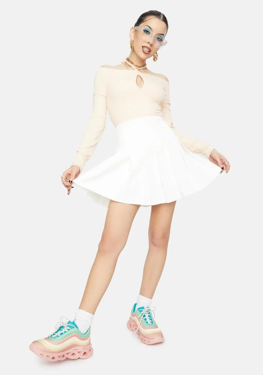 Seine Off The Shoulder Rib Bodysuit sold by Dolls Kill product image thumbnail 2