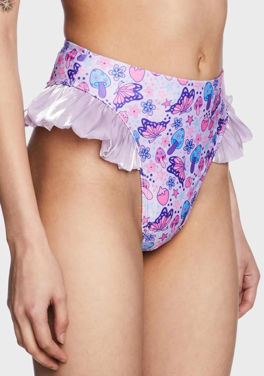 Strawfaerie Fields Ruffle Bottoms sold by Dolls Kill product image thumbnail 2