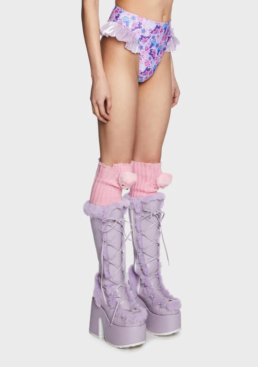 Strawfaerie Fields Ruffle Bottoms sold by Dolls Kill product image thumbnail 3