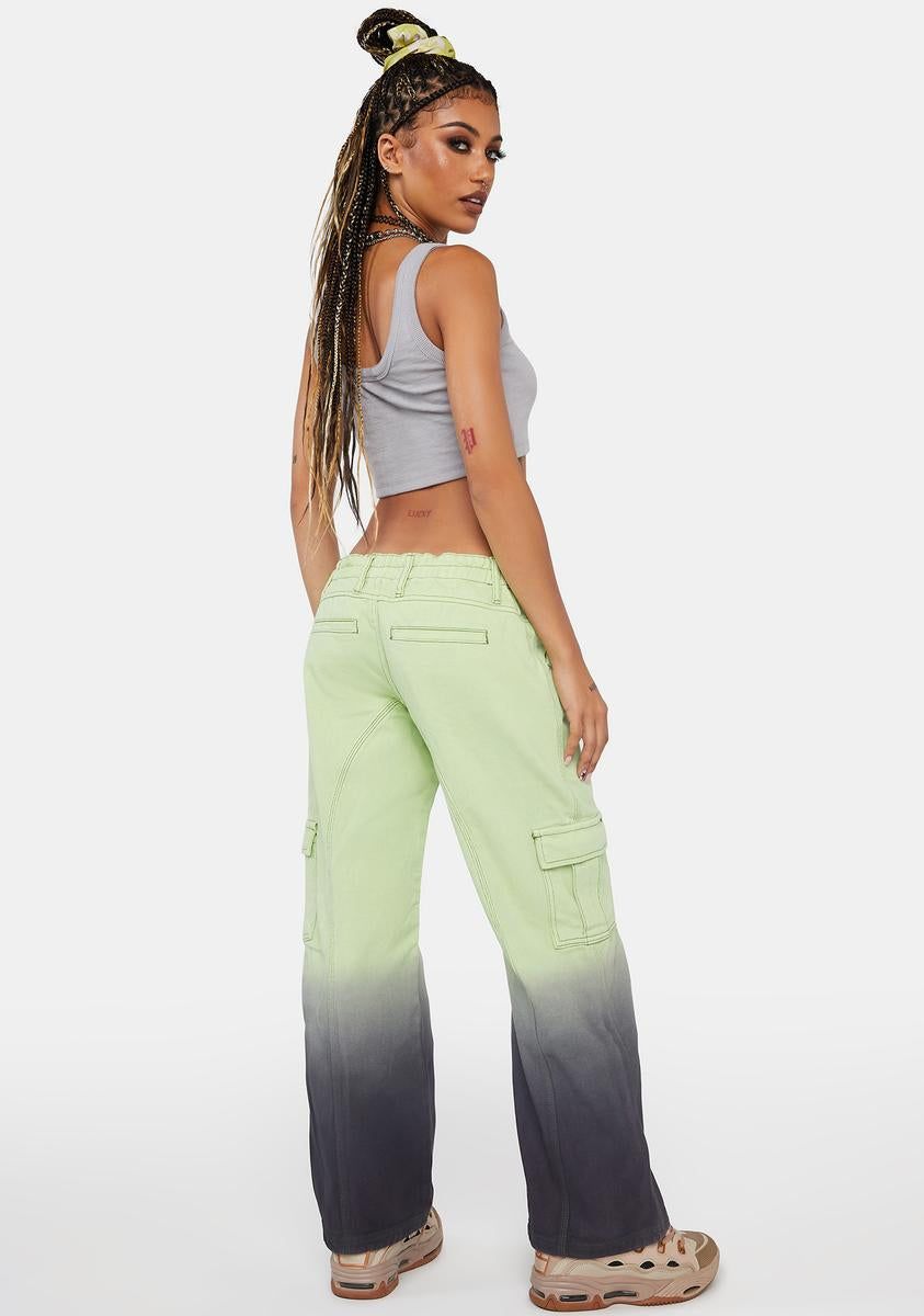 Dip Dye Utility Trousers sold by Dolls Kill product image thumbnail 4