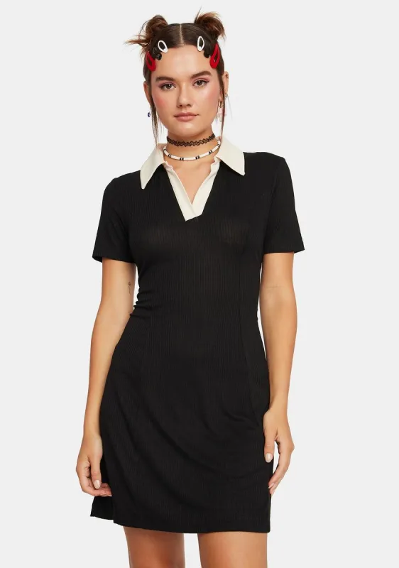 Jersey Prep Polo Dress sold by Dolls Kill
