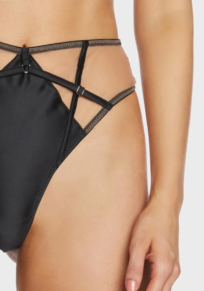 Ramona Mesh High Waisted Thong sold by Dolls Kill product image thumbnail 2