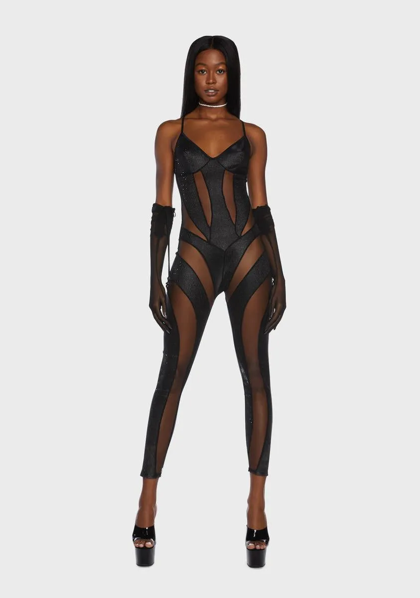 Shimmer Skin Jumpsuit sold by Dolls Kill product image thumbnail 3