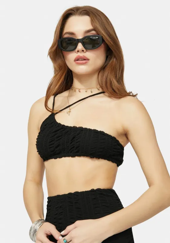 All That Attitude One Shoulder Top sold by Dolls Kill