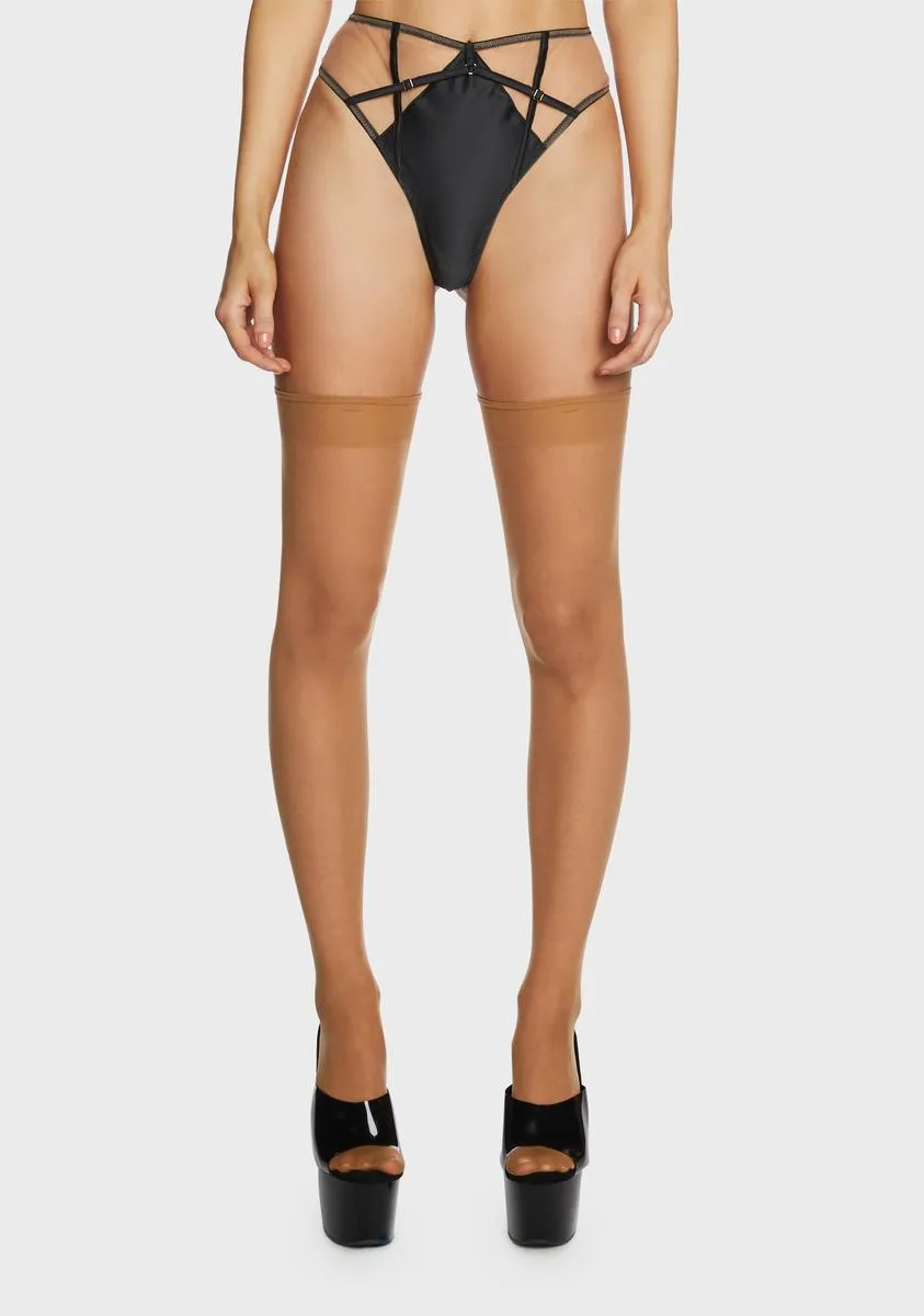 Ramona Mesh High Waisted Thong sold by Dolls Kill