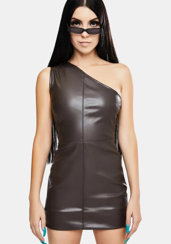 Monic One Shoulder Mini Dress sold by Dolls Kill