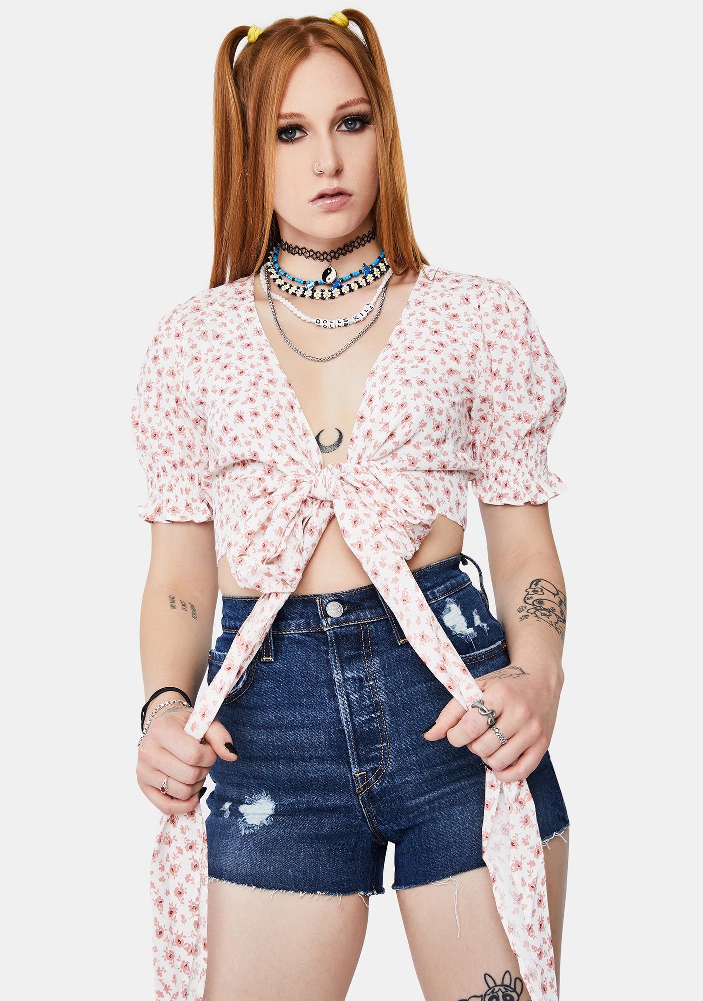 Soft Girl Summer Crop Top sold by Dolls Kill