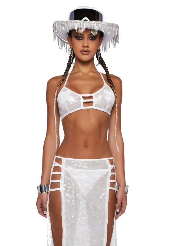Destiny Dawn Sequin Bra Top sold by Dolls Kill