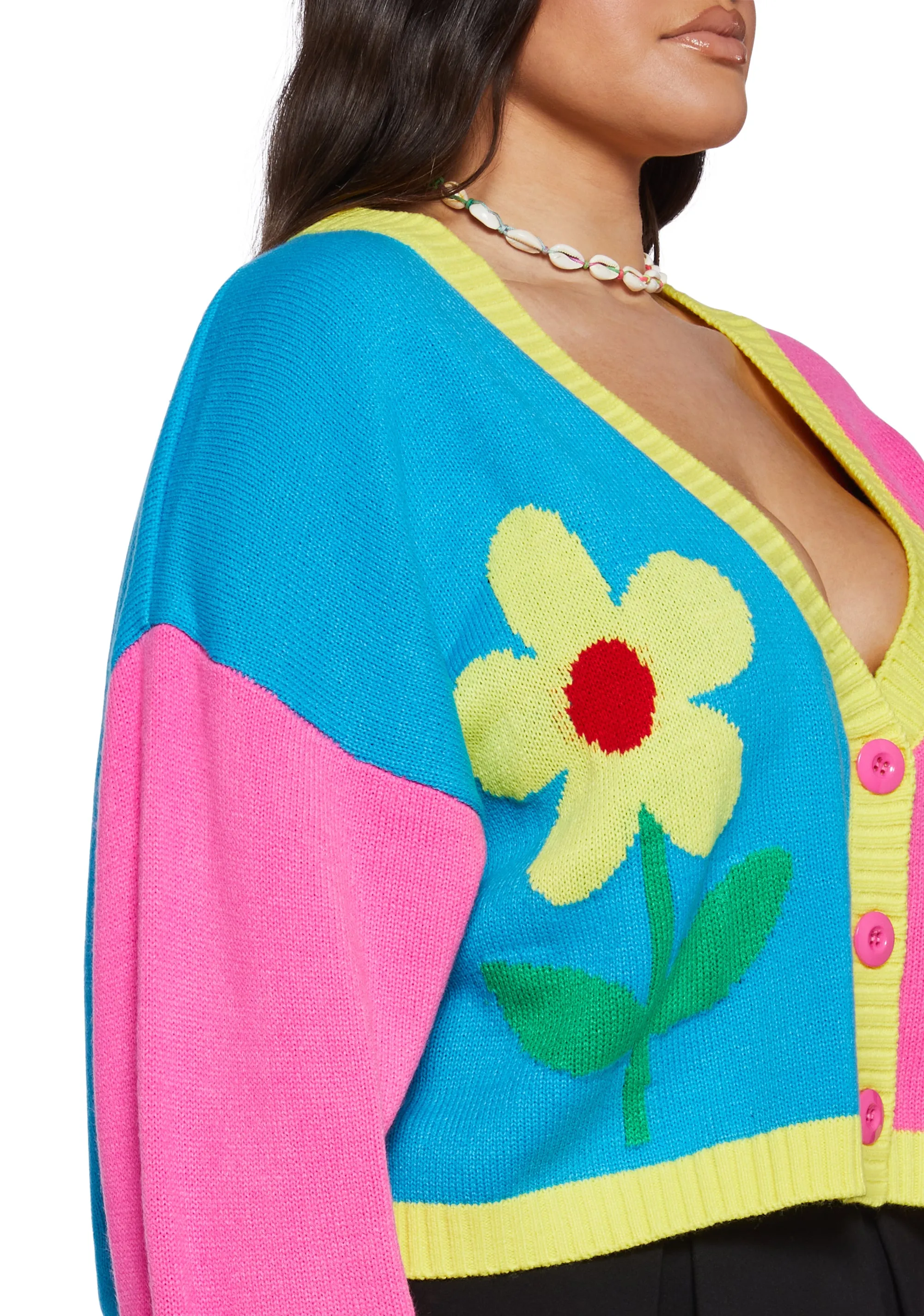 Plus Daisy Dreams Oversized Cardigan sold by Dolls Kill product image thumbnail 4