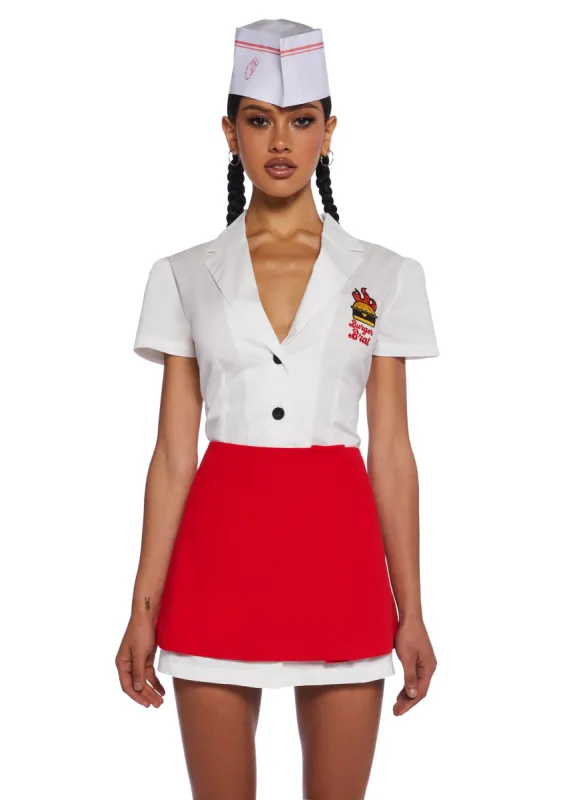 At Your Service Waitress Costume sold by Dolls Kill