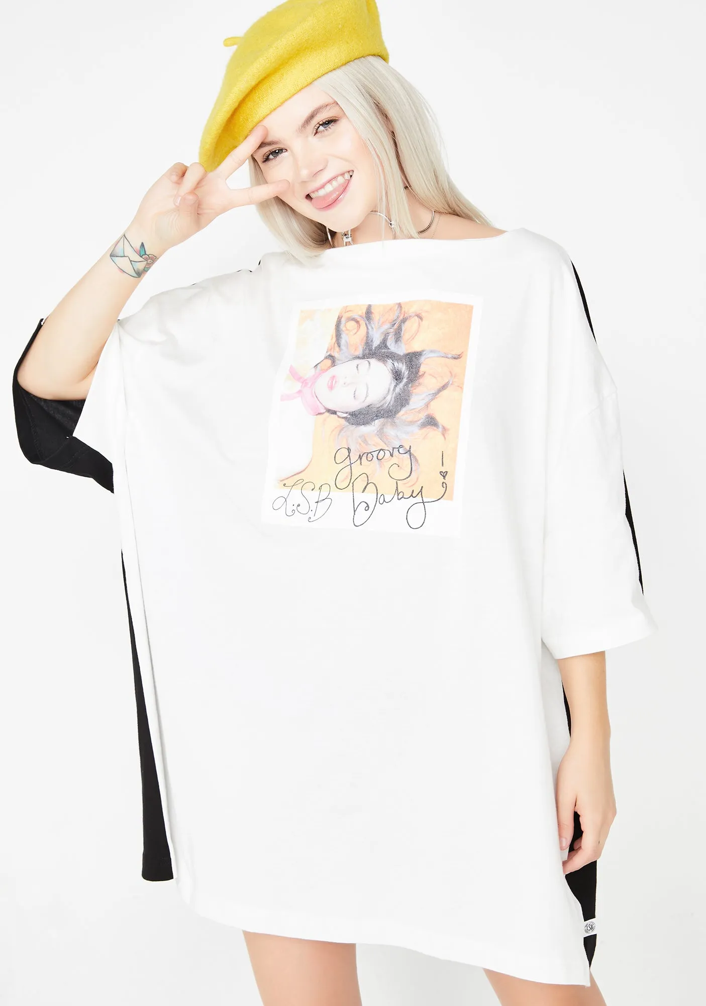 Polaroid Photo Big Tee sold by Dolls Kill