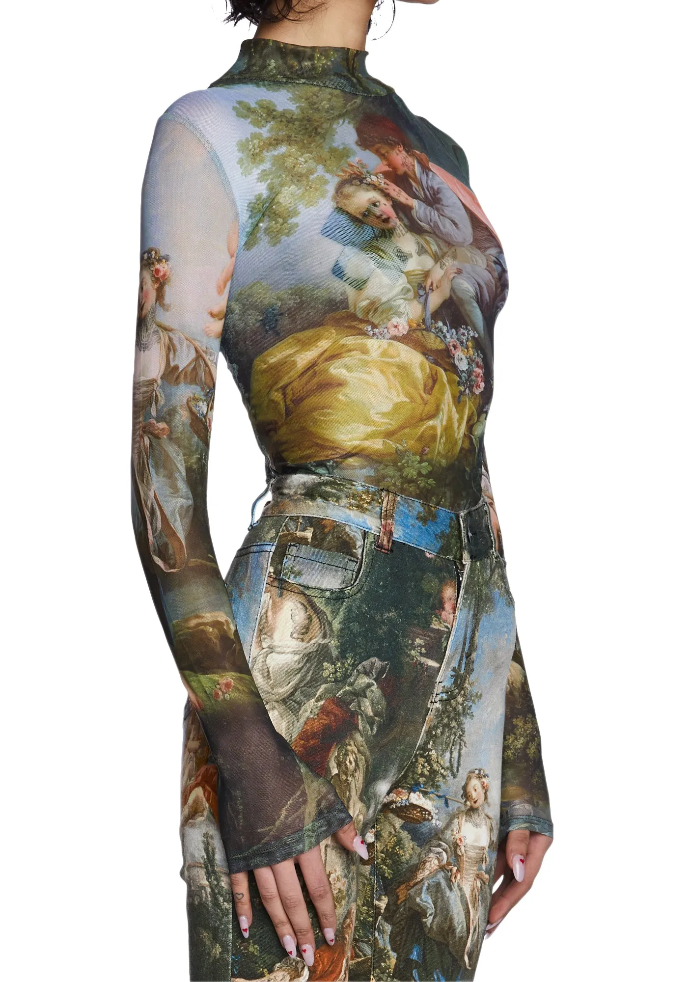 Da Vinci's Demons Mesh Top sold by Dolls Kill product image thumbnail 4