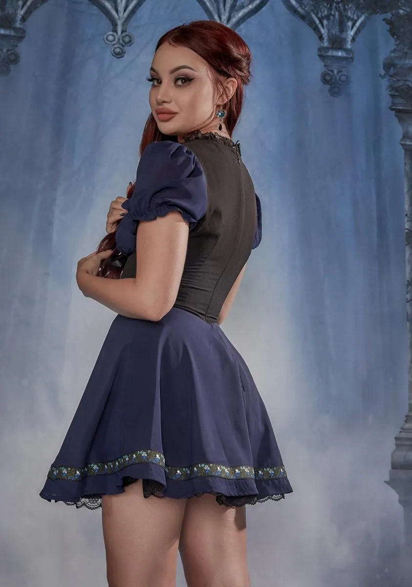 Spell A Song Underbust Mini Dress sold by Dolls Kill product image thumbnail 4