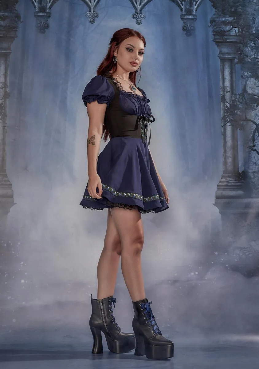 Spell A Song Underbust Mini Dress sold by Dolls Kill product image thumbnail 2