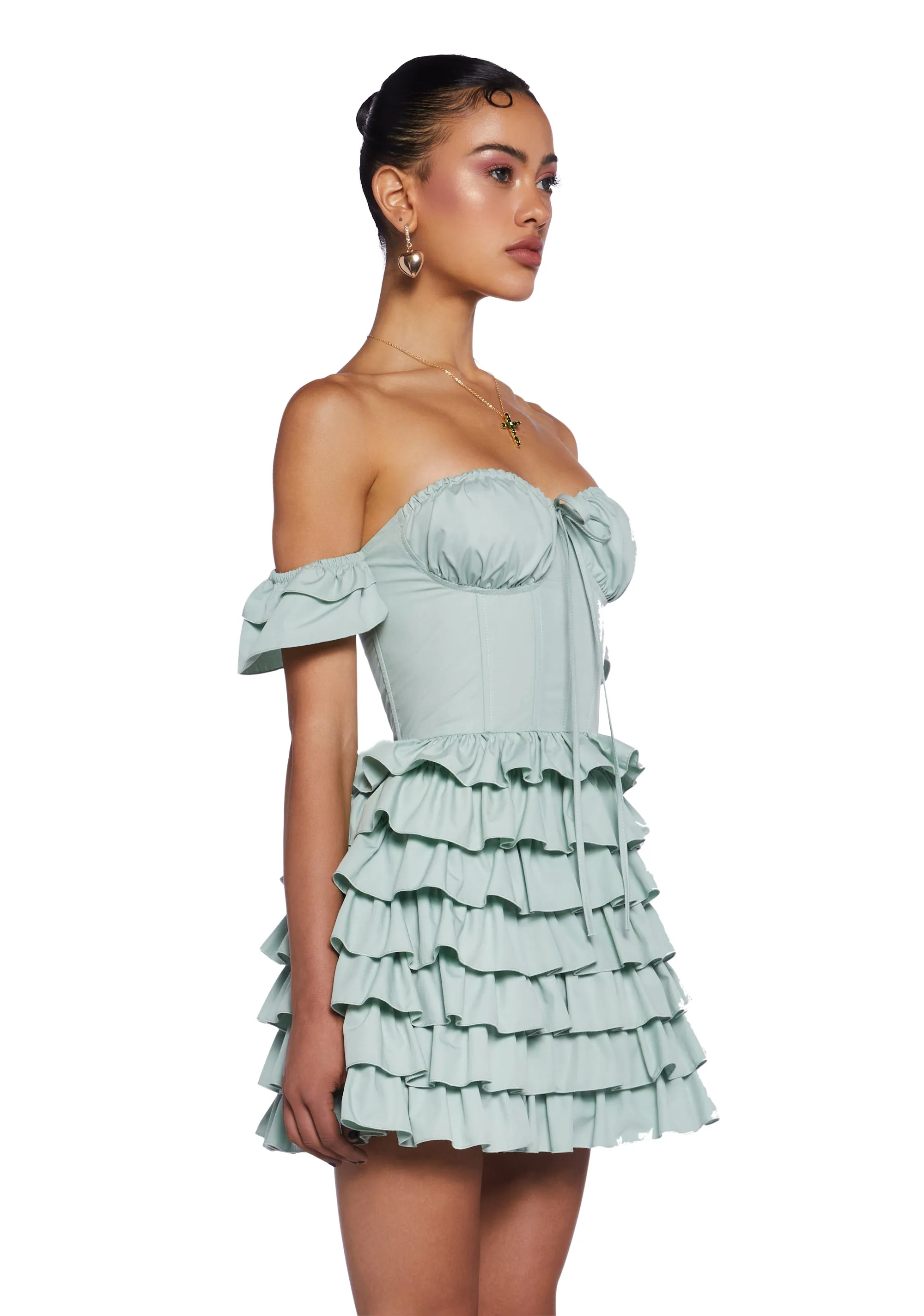 Exchanging Love Letters Mini Dress sold by Dolls Kill product image thumbnail 3