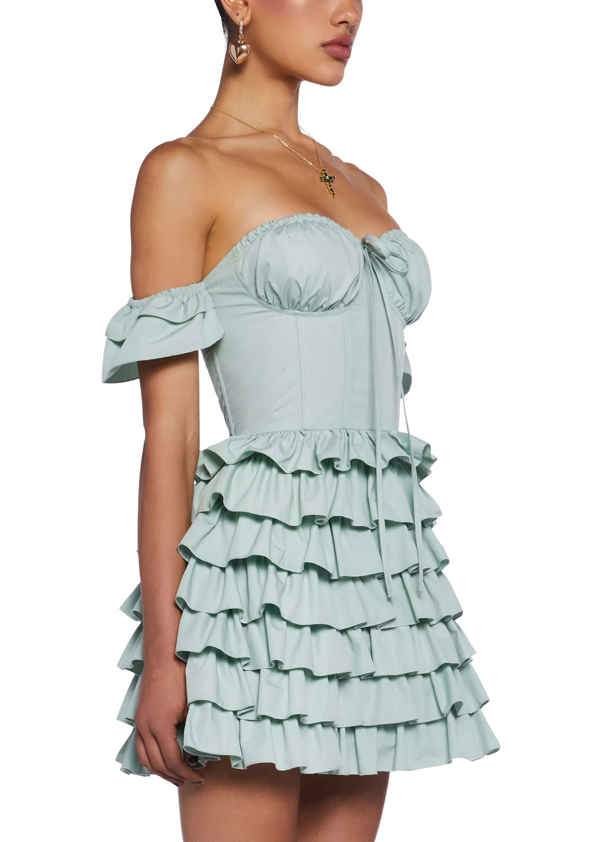 Exchanging Love Letters Mini Dress sold by Dolls Kill product image thumbnail 5