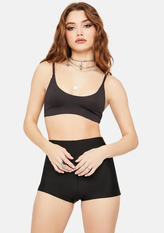 Black Stella Scuba Bralette sold by Dolls Kill