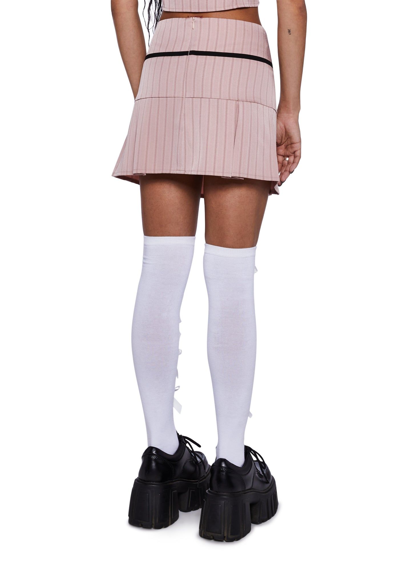 Istaka Mini Pleated Skirt sold by Dolls Kill product image thumbnail 4