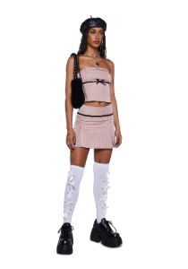 Istaka Mini Pleated Skirt sold by Dolls Kill