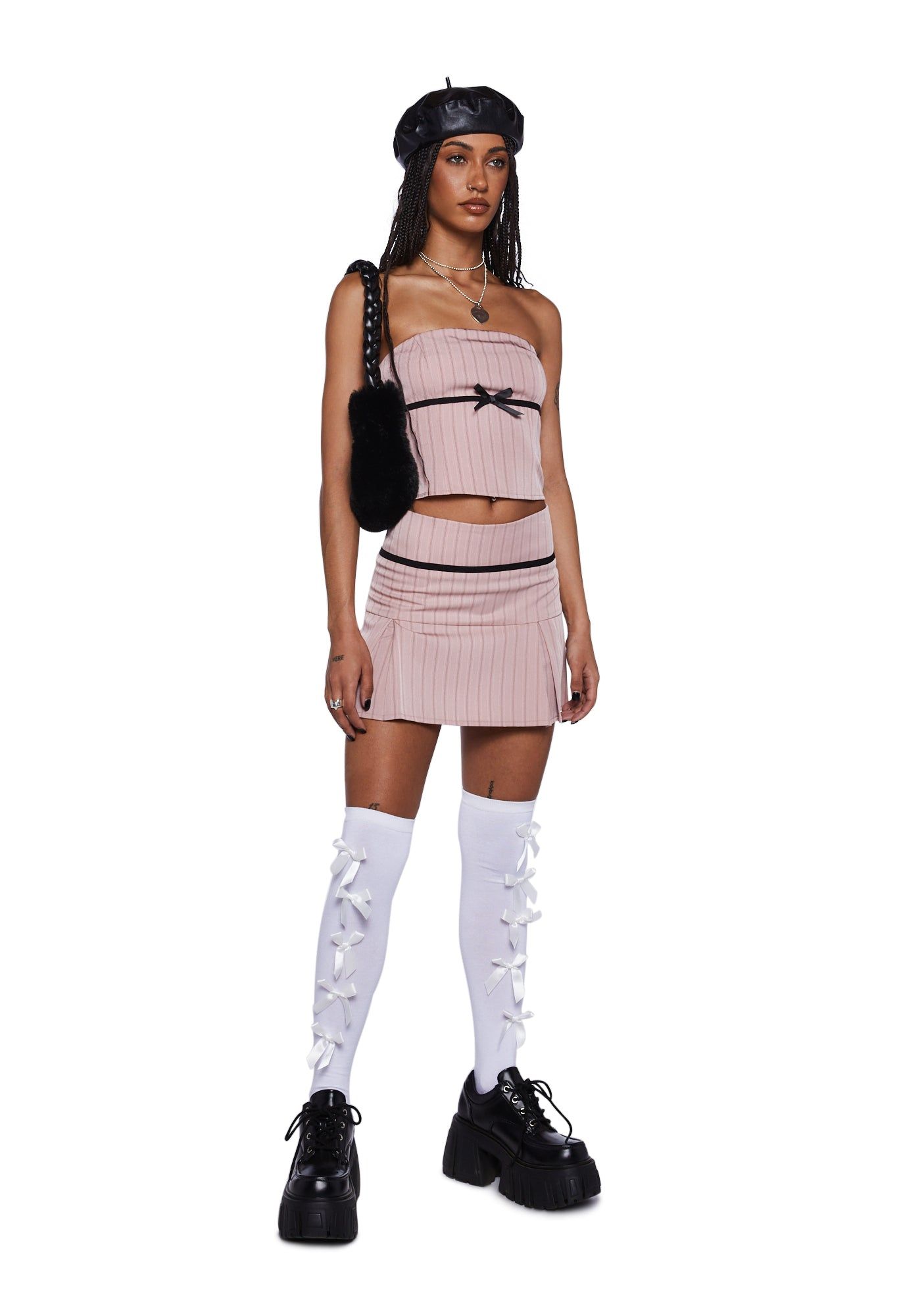 Istaka Mini Pleated Skirt sold by Dolls Kill product image thumbnail 2