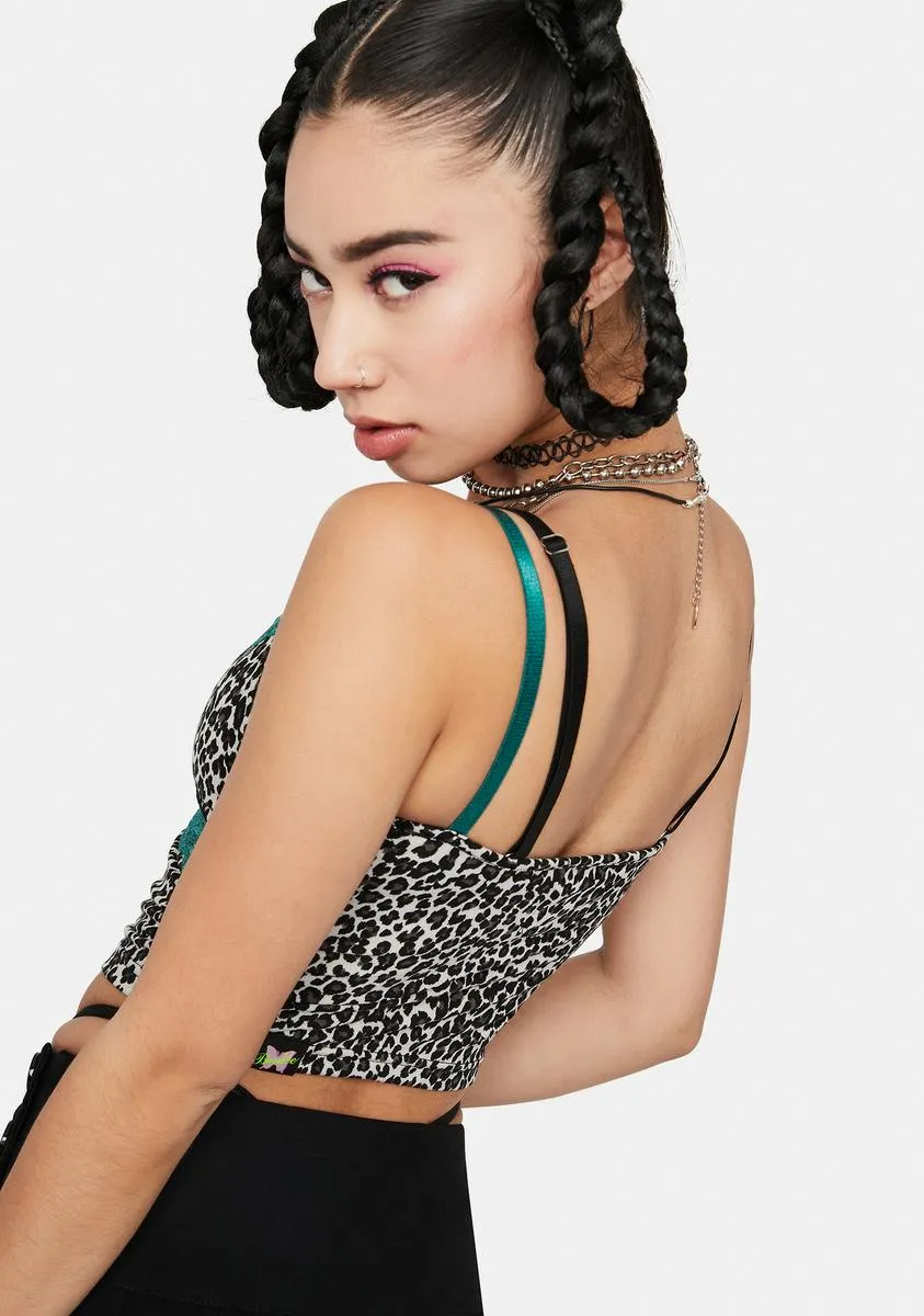 Cropped Lace Trim Tank Top sold by Dolls Kill product image thumbnail 4