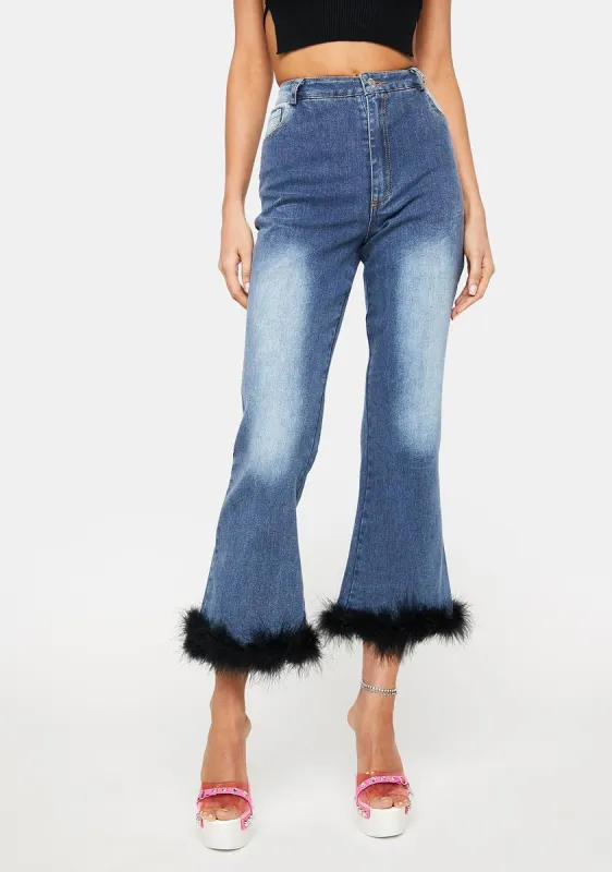 Midnight The Royal We Flare Jeans sold by Dolls Kill